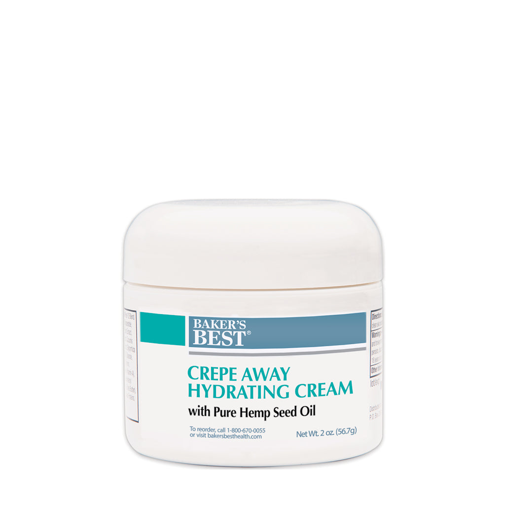Baker's Best Crepe Away Hydrating Cream with 100% Pure Hemp Seed Oil - 0